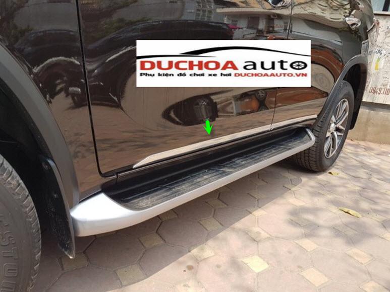 Nẹp sườn hông xe Fortuner 2017-2019