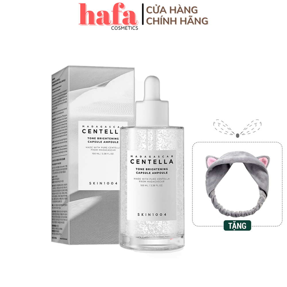 Tinh Chất Dưỡng Trắng Da Chuyên Sâu Skin1004 Tone Brightening Capture Ampoule 100ml + Tặng Băng Đô Tai Mèo (Màu Ngẫu Nhiên)