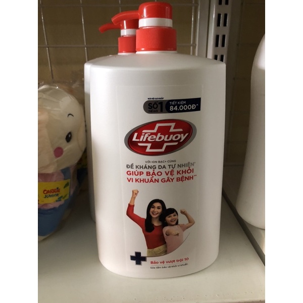Sữa tắm Lifebuoy 900g màu đỏ