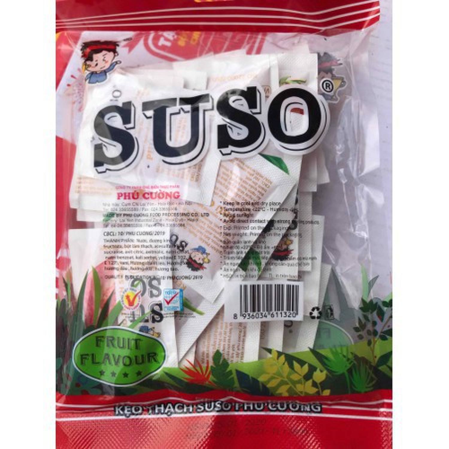 Kẹo thạch SuSo gói 380g thạch zaizai