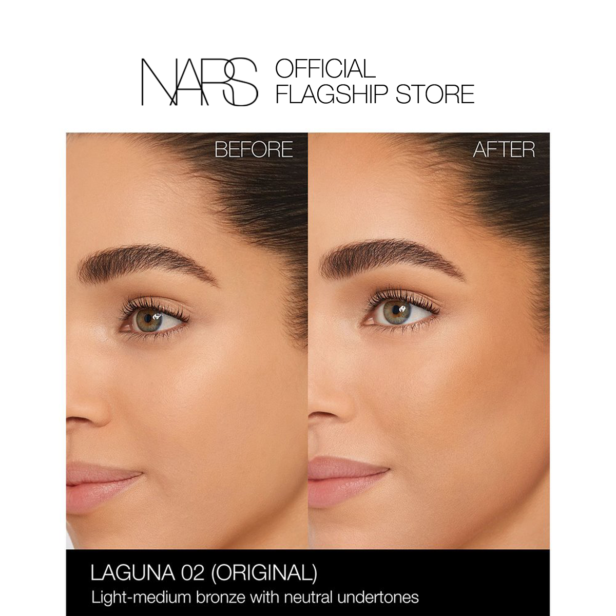 Phấn phủ dạng nén NARS Laguna Bronzing Powder Mini 3.5G - Laguna 02