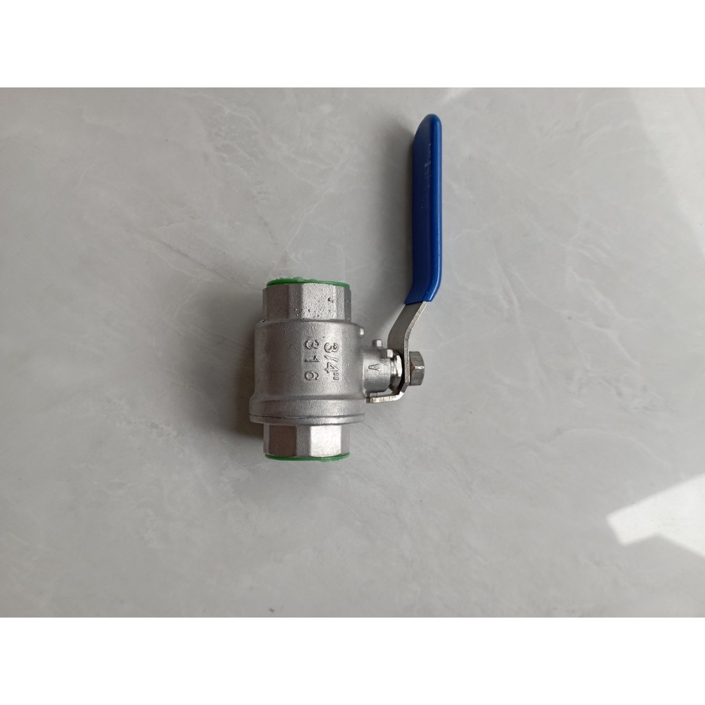 VAN BI GẠT 2 ĐẦU REN TRONG INOX 316 PHI 21, PHI 27