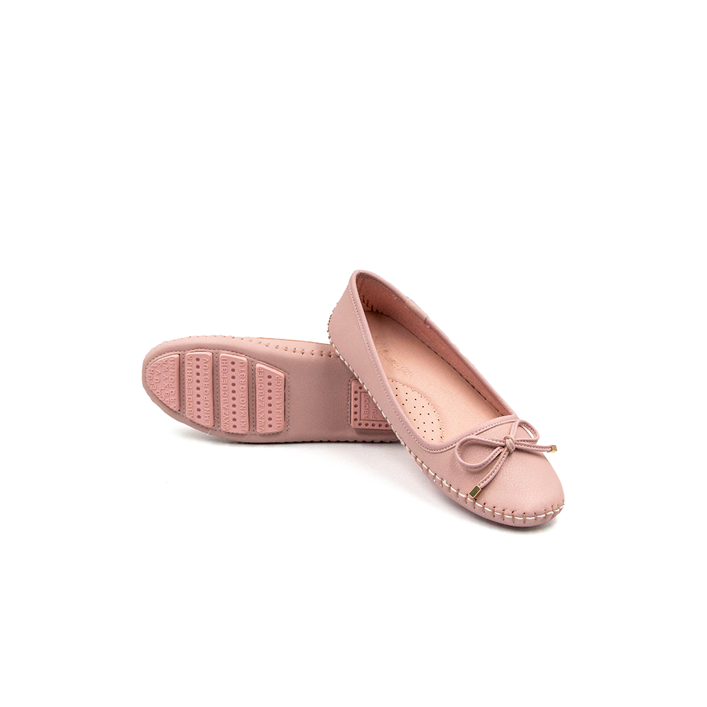 SIÊU SALE 6.6 | Giảm 30% đơn 199k - Giày Búp Bê Nữ Siêu Nhẹ Đính Nơ Tomoyo TMW32208