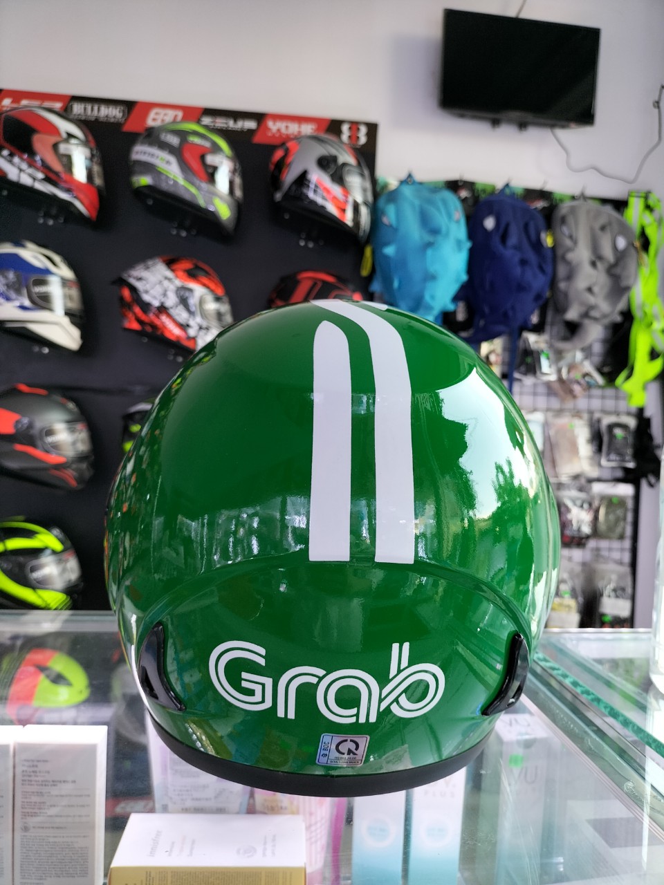 Mũ 3/4 GRAB Có Kính