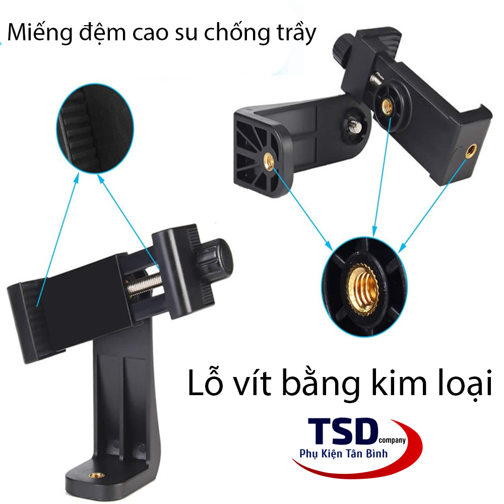 Đầu Kẹp Xoay 360 Độ Cho Tripod Cao Cấp Loại 1 Xịn