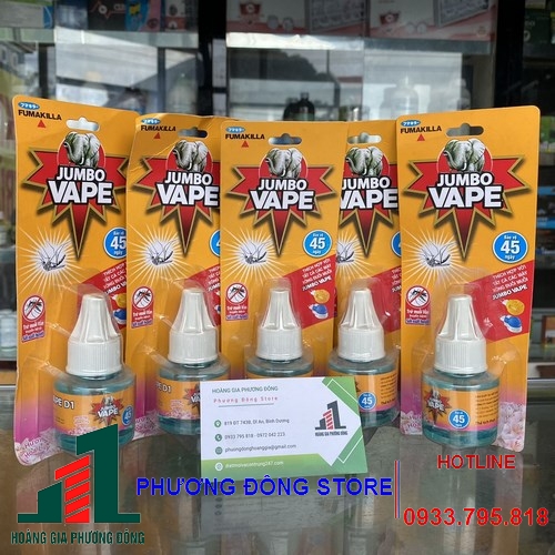 Lọ chất xông tinh dầu đuổi muỗi Jumbo Vape