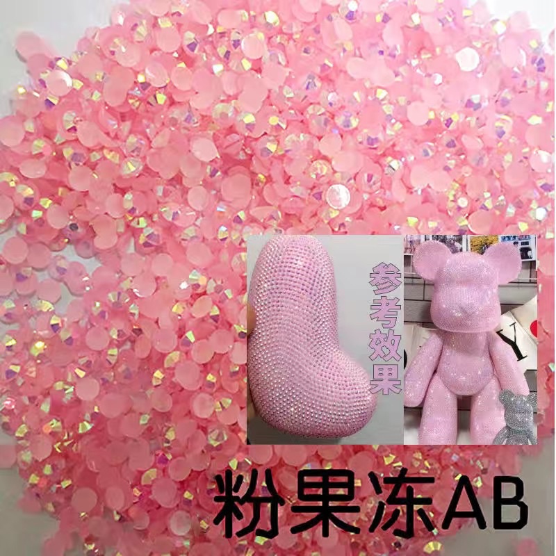 Gấu đính đá handmade bearbrick size 23cm