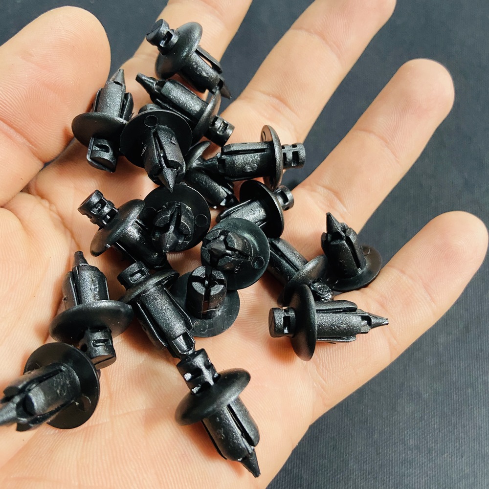 [HCM][10 ỐC NHỰA ] CHỐT ỐC NHỰA 8LY DÀN ÁO XE MÁY NHẸ BỀN ĐẸP CAO CẤP (MÀU ĐEN)