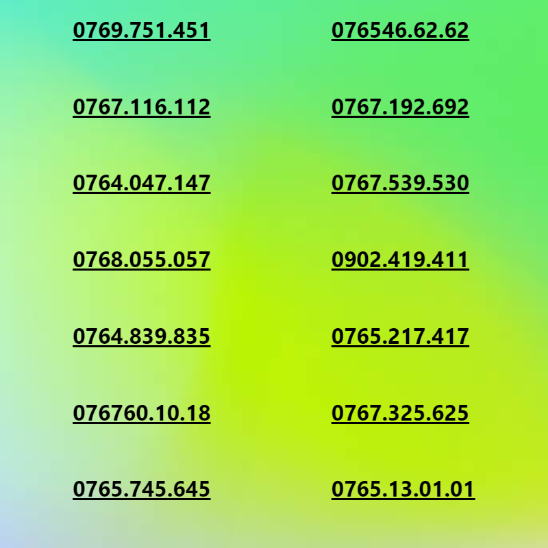 SIM SỐ ĐẸP MOBIFONE