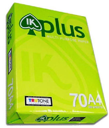 ( 1 ram ) Giấy in A4 IK Plus 70 gsm