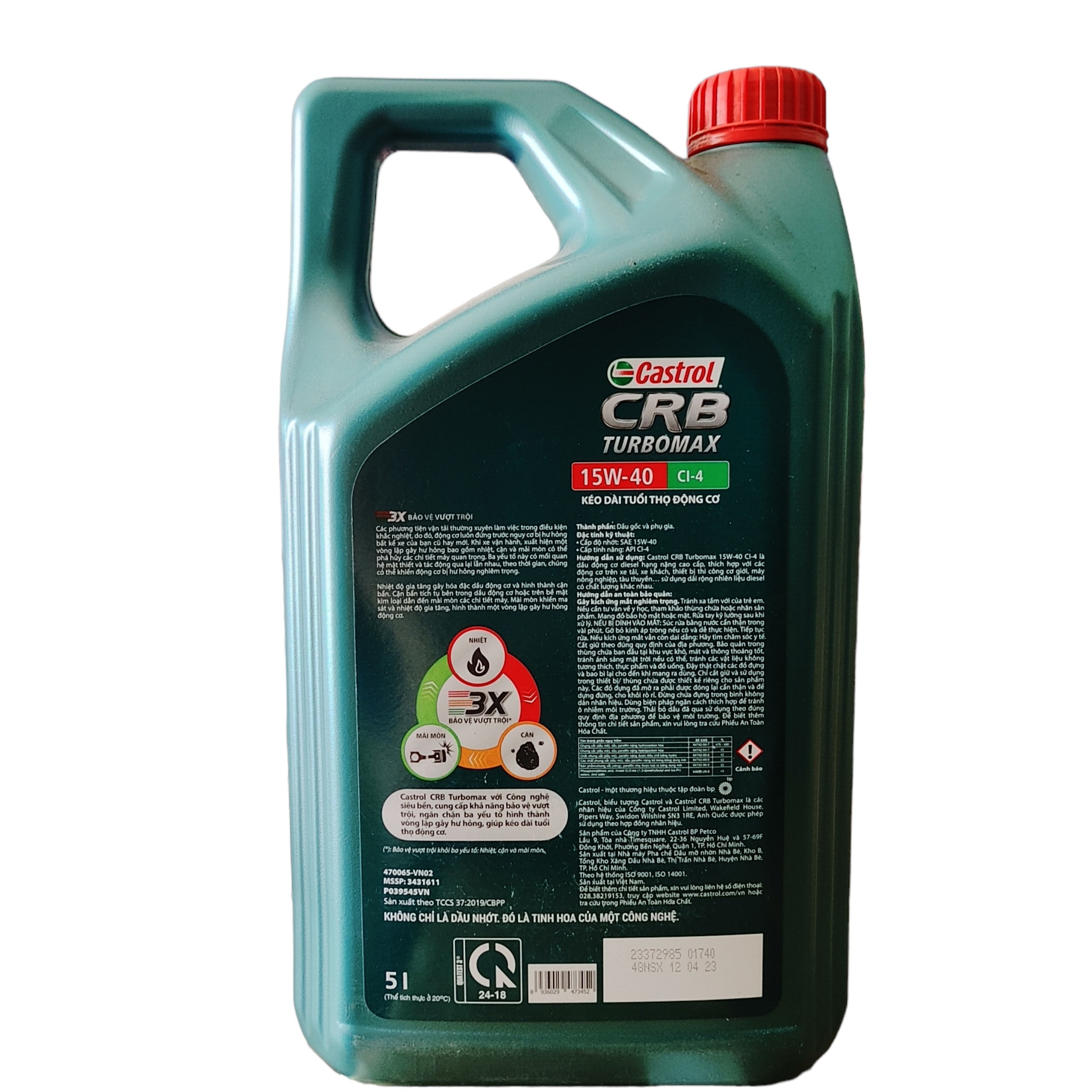 CASTROL CRB TURBOMAX 15W-40 5L