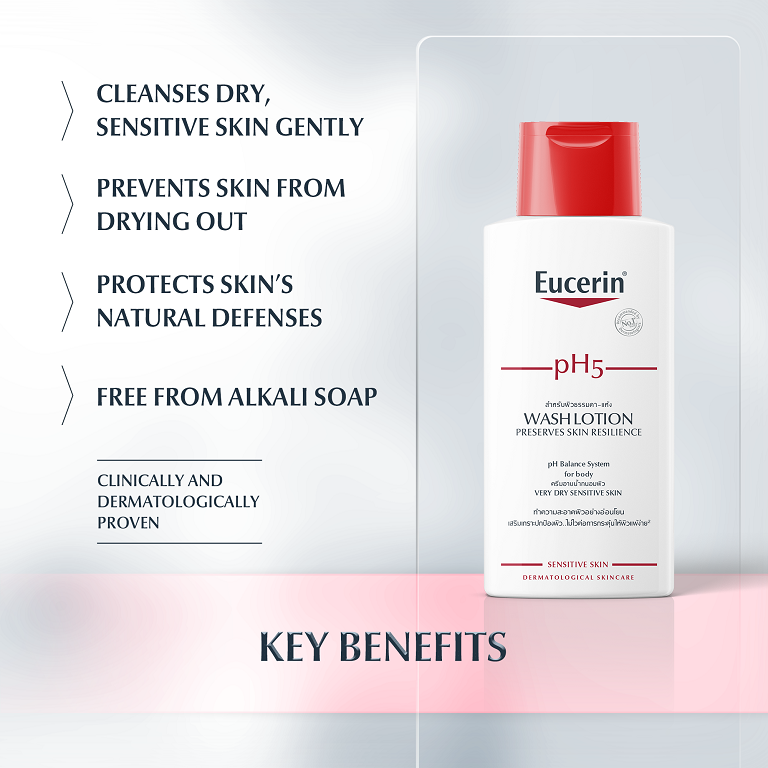 Sữa Tắm EUCERIN PH5 WASHLOTION Cho Da Cơ Thể Nhạy Cảm