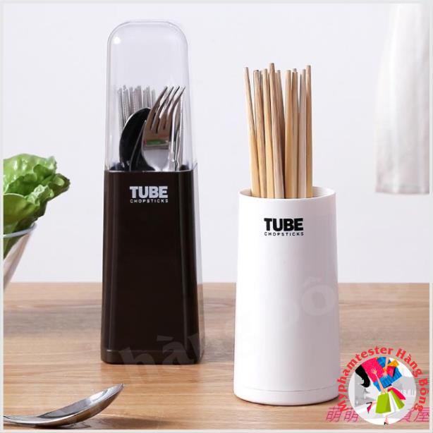 [Mã SKAMA8 giảm 8% tối đa 50K đơn 300K] Ống cắm đũa có nắp Tube Chopstics