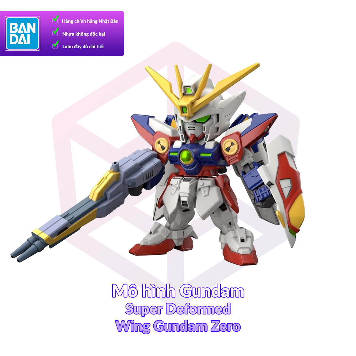 [7-11/12 VOUCHER 8%]Mô Hình Gundam Bandai SD Wing Gundam Zero Gundam EX Standard 18 [GDB] [BSD]