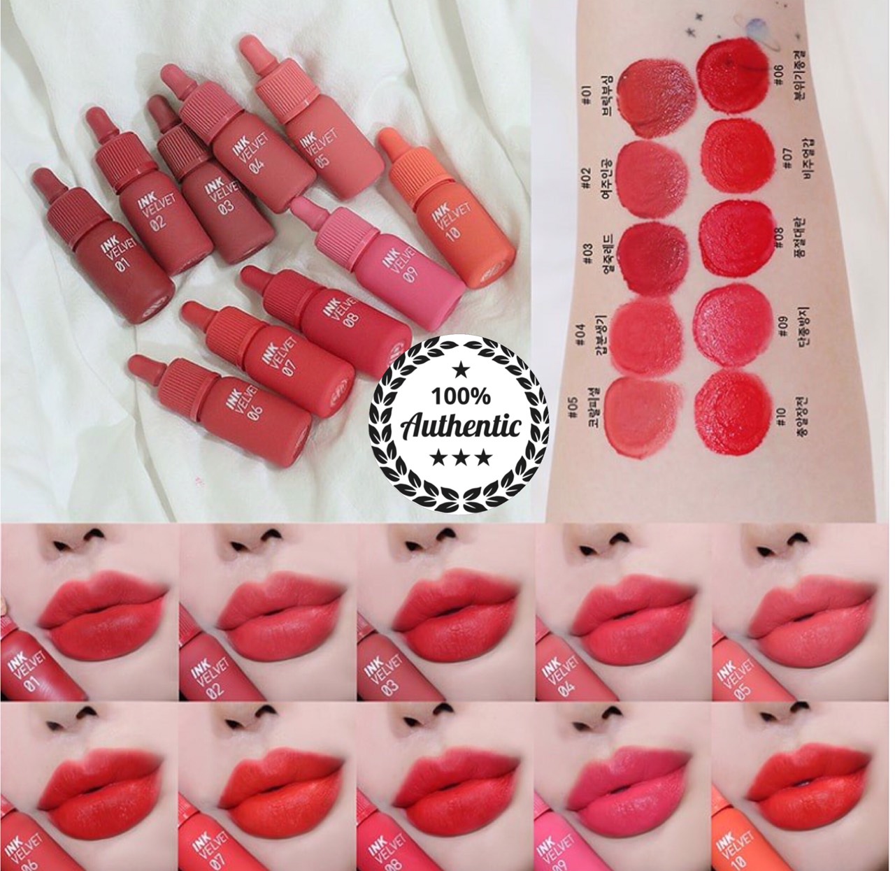 Son Kem Lì Peripera Ink Velvet Lip Tint