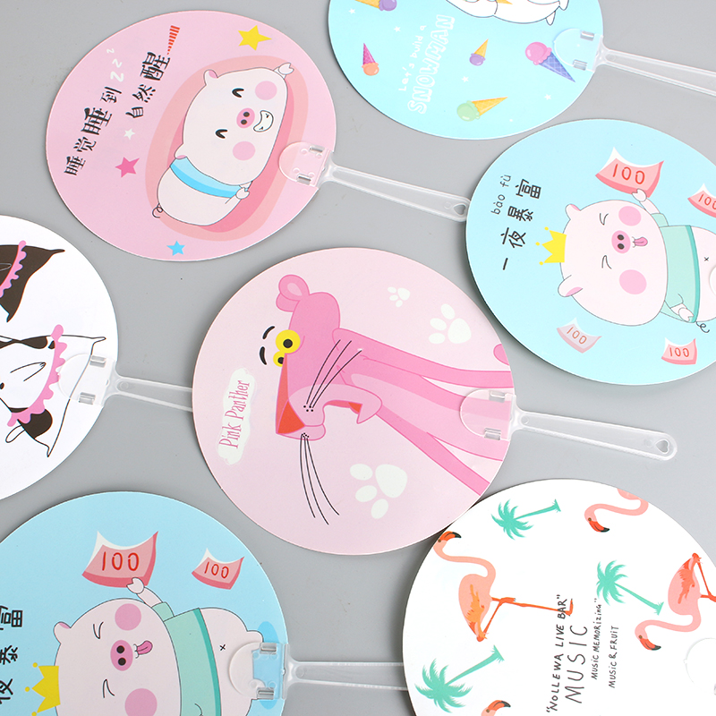 Combo 2 Quạt nhựa cầm tay cute
