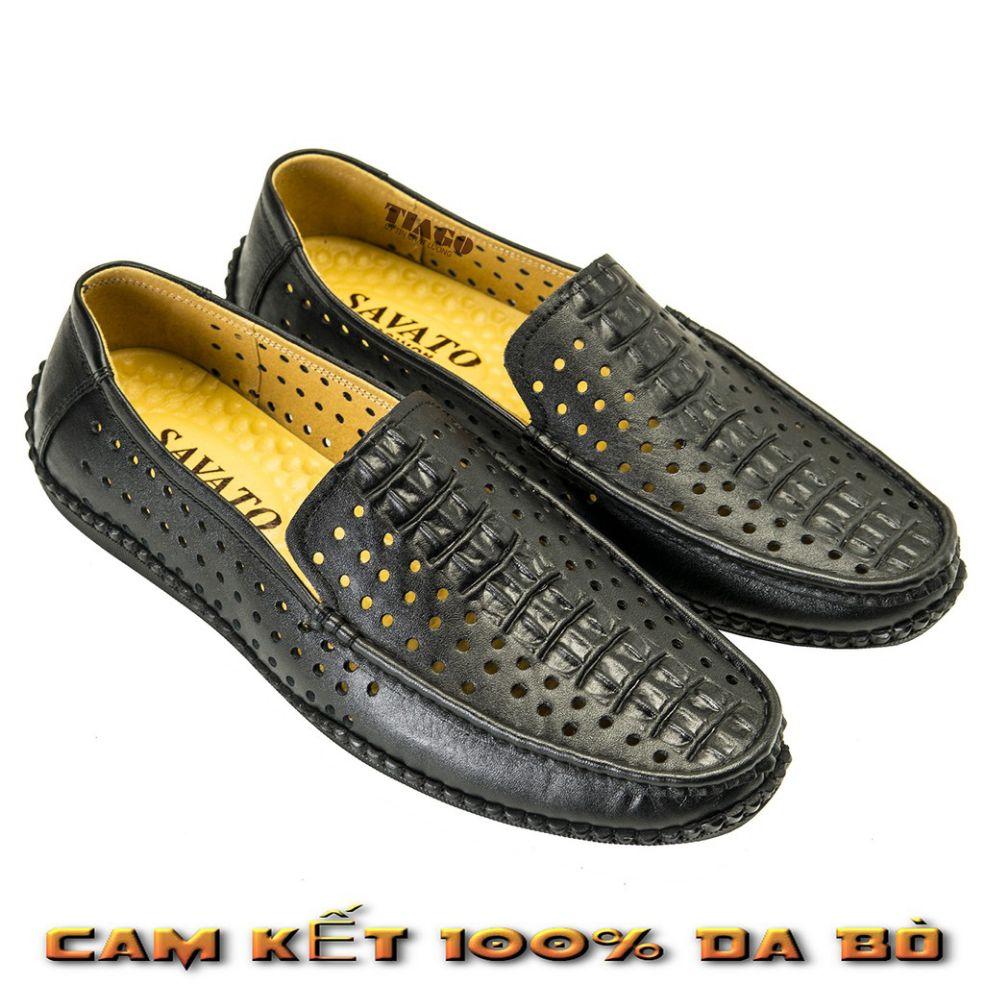 [GIÁ SỈ] giầy lười da bò thoáng khí bảo hành 12tháng giầy mọi nam giầy lười nam...