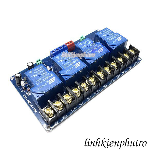 [HCM]Module 4 Relay 5V - 30A Kích High/Low HTC