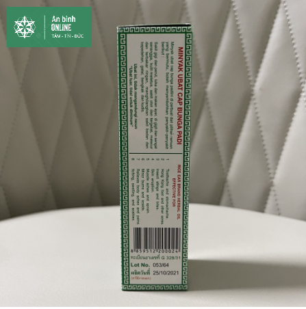 Dầu bông lúa Minyak Ubat Cap Bunga Badi chính hãng Thái Lan 24ml