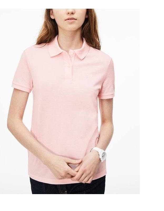 ÁO THUN P0-LO  CÁ SẤU CỔ TRỤ  MÀU HỒNG  TAY NGẮN NAM / NỮ CAO CẤP  CHẤT XỊN 11
