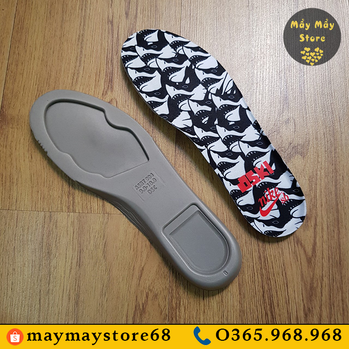 Lót Giày Nike Xịn Màu Đen / Trắng (Size: 43)