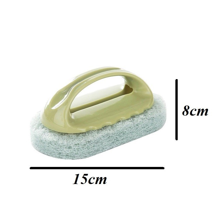 Bàn chải BỌT BIỂN rửa chén bát có tay cầm siêu tiện dụng, dụng cụ cọ rửa nhà bếp đa năng