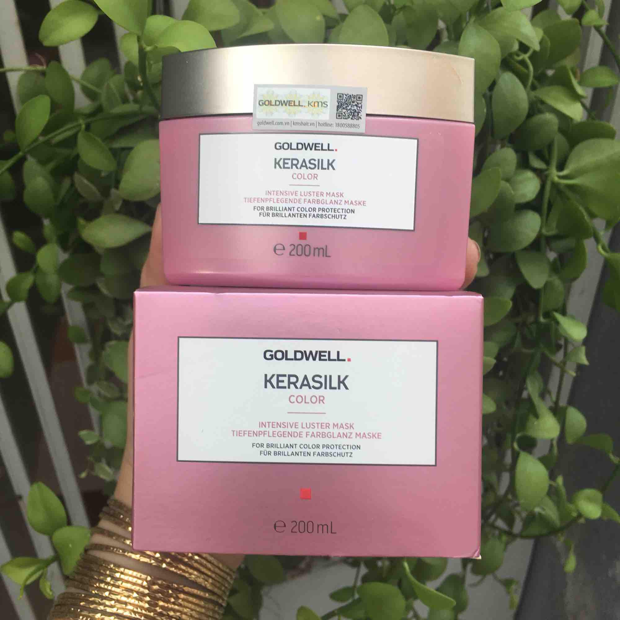 Mặt nạ ủ bảo vệ màu nhuộm kerasilk goldwell color mask 200ml
