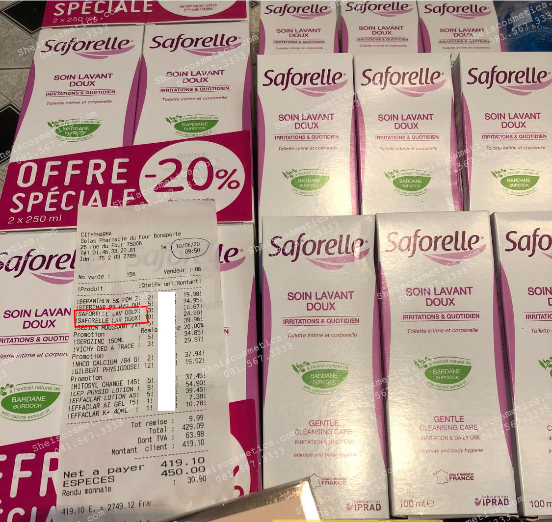 Dung dịch vệ sinh phụ nữ Saforelle Soin Lavant Doux