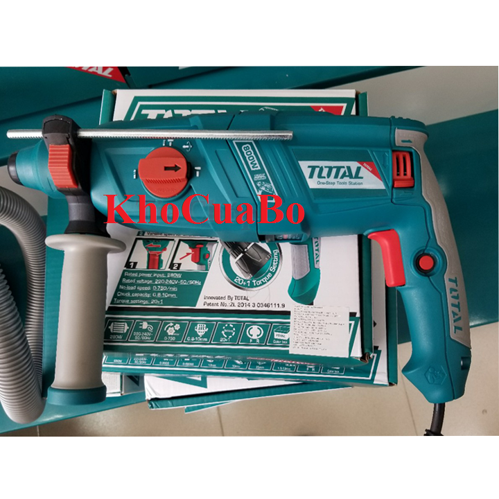 Máy khoan đục (3 chức năng) 800W Total TH308266