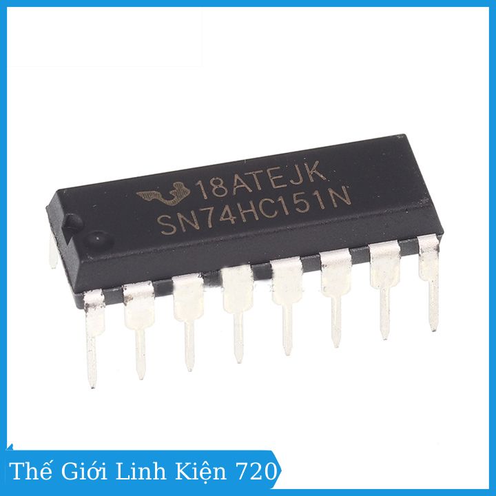 74HC151 DIP16 bộ ghép kênh 8 bit