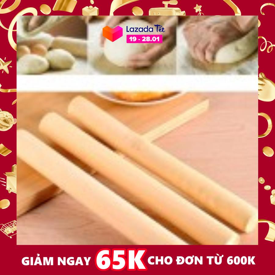 Cán Lăn Bột Gỗ 30cm
