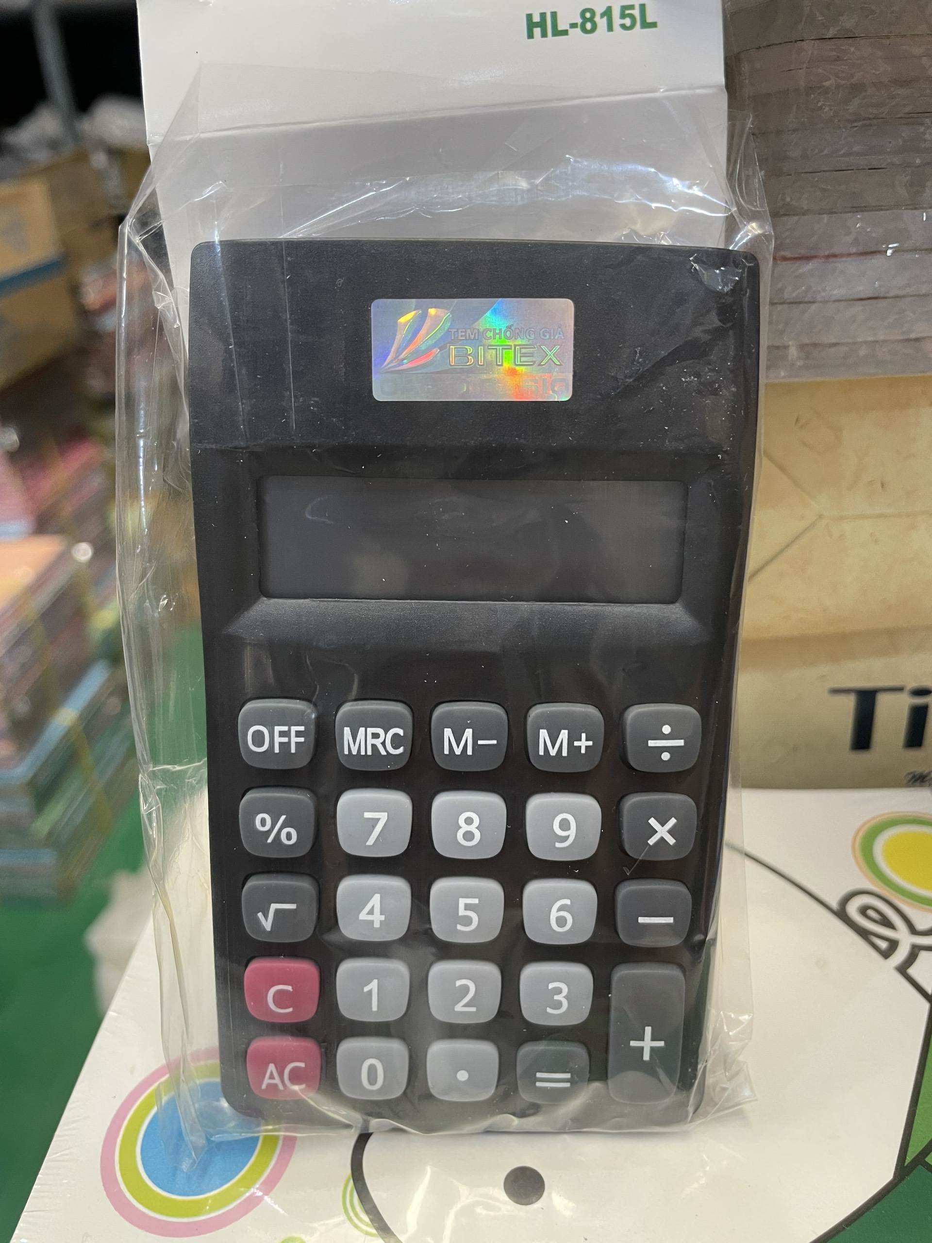 (1 Cái) Máy Tính Bỏ Túi Mini 8 số HL-815L