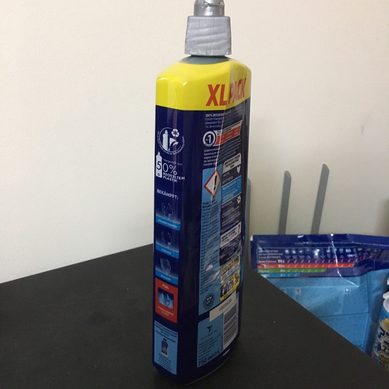 nước làm bóng Finish 750 ml ( nước trợ xả cho máy Finish ) dùng cho máy rửa chén bát