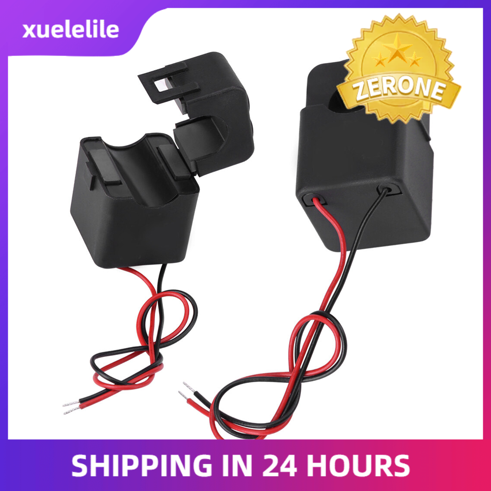 Peacefair pzct-02 split core current transformer coil sensor for 100a amp energy meter