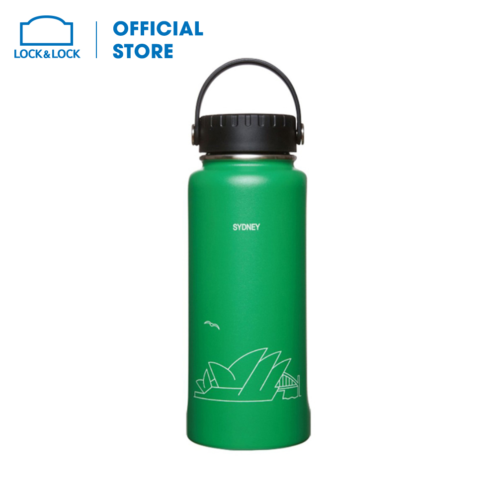 Bình giữ nhiệt Lock&Lock 897ml bằng thép không gỉ. Thiết kế năng động, 6 màu trẻ trung. Nắp 3 lớp - giữ nhiệt vượt trội. Hàng chính hãng - Riga Tumbler LHC4160.