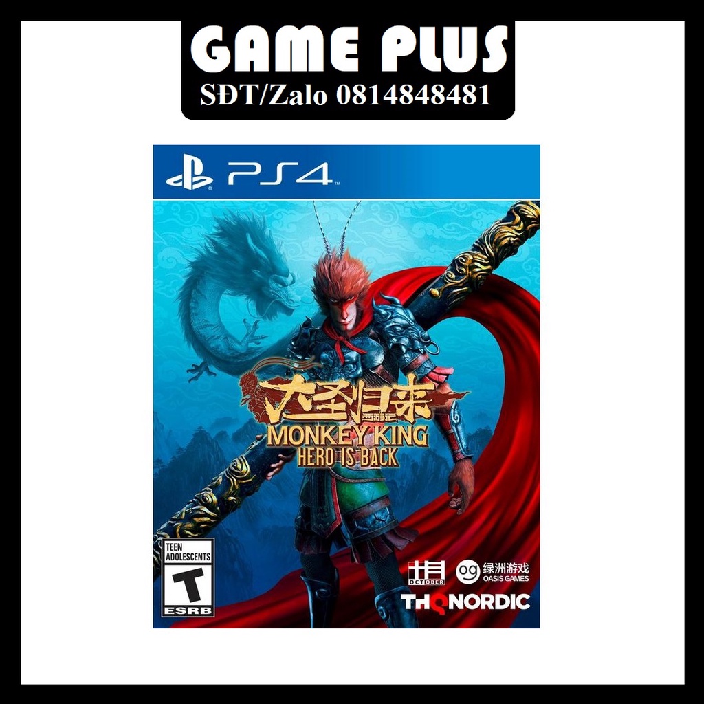 Đĩa game monkey king hero is back cho máy ps4 ps5