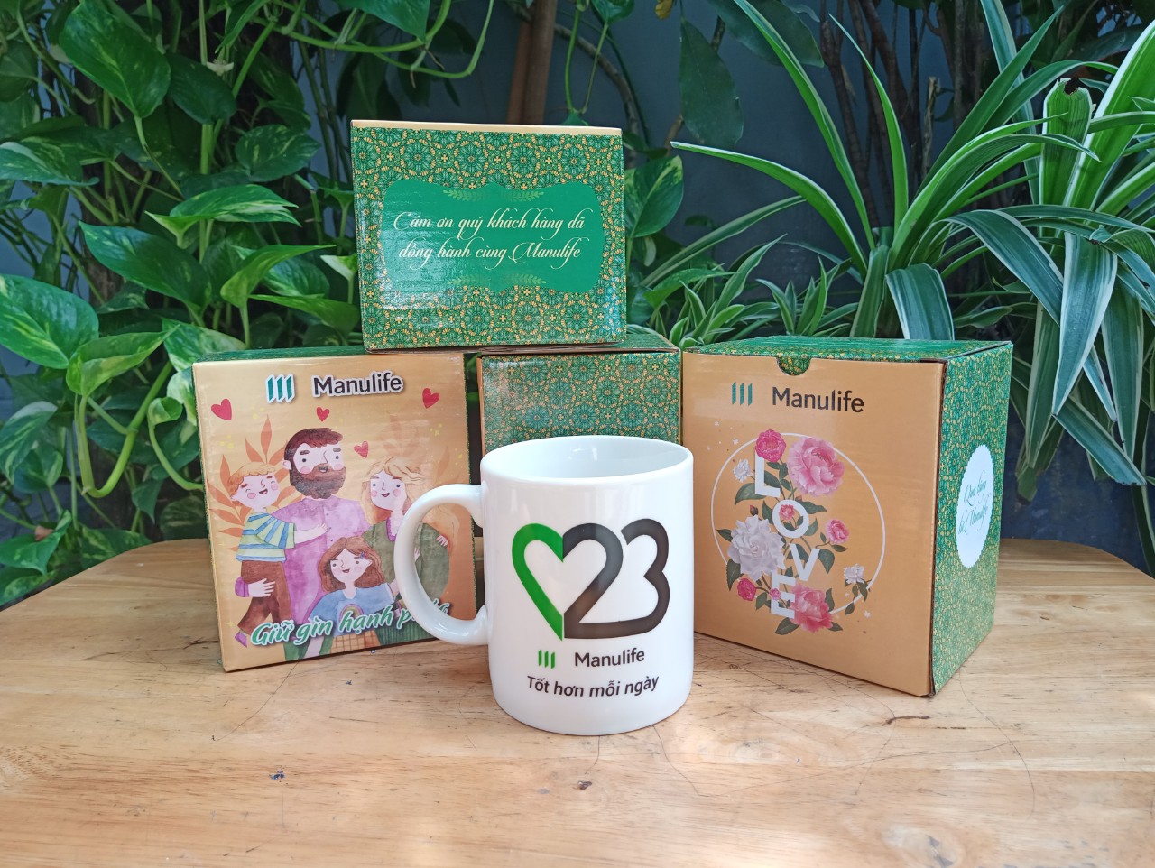 Ly sứ quà tặng Manulife 23 năm