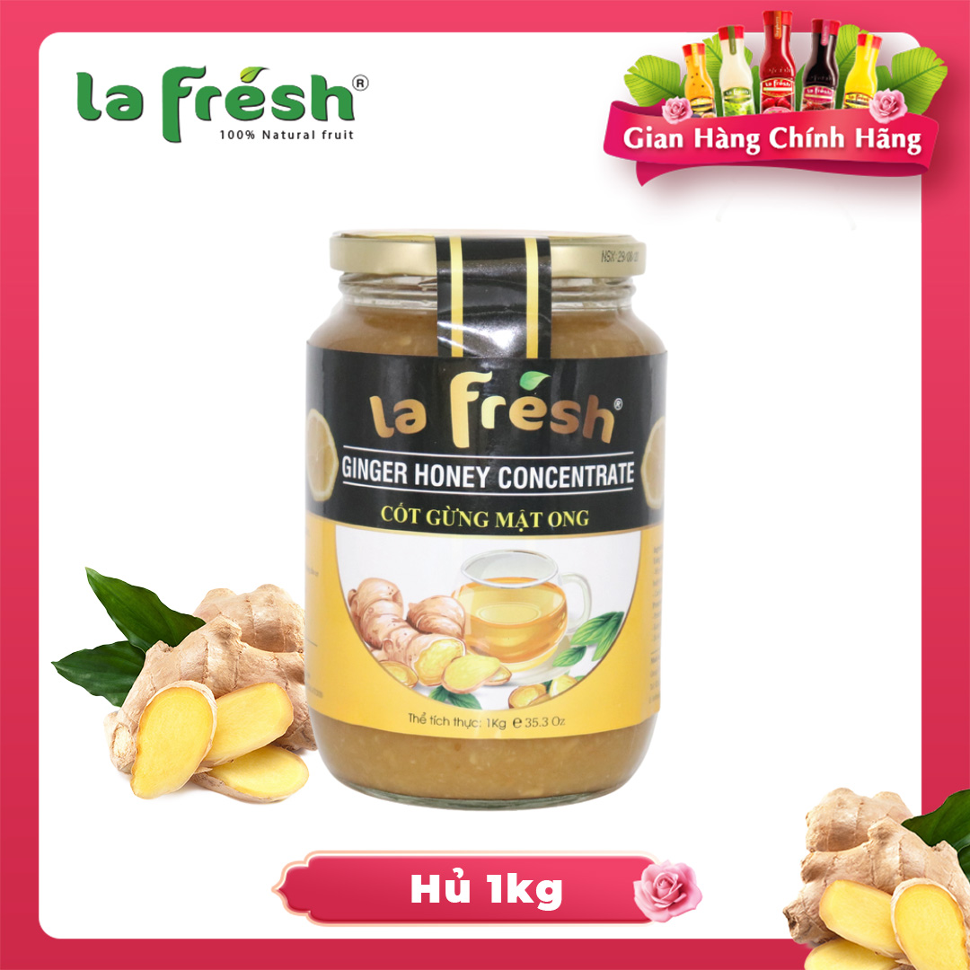 Nước Cốt Gừng Mật Ong LaFresh Đà Lạt - Chai 1kg