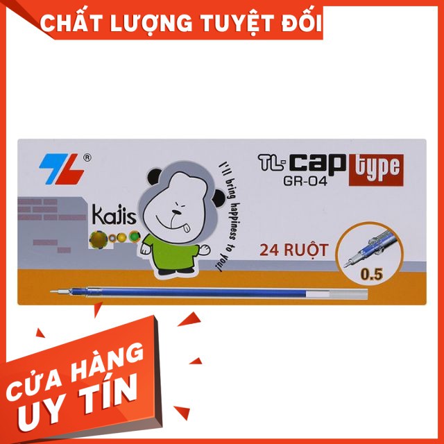 Hộp 20 Ruột Bút Gel Thiên Long Gr-04
