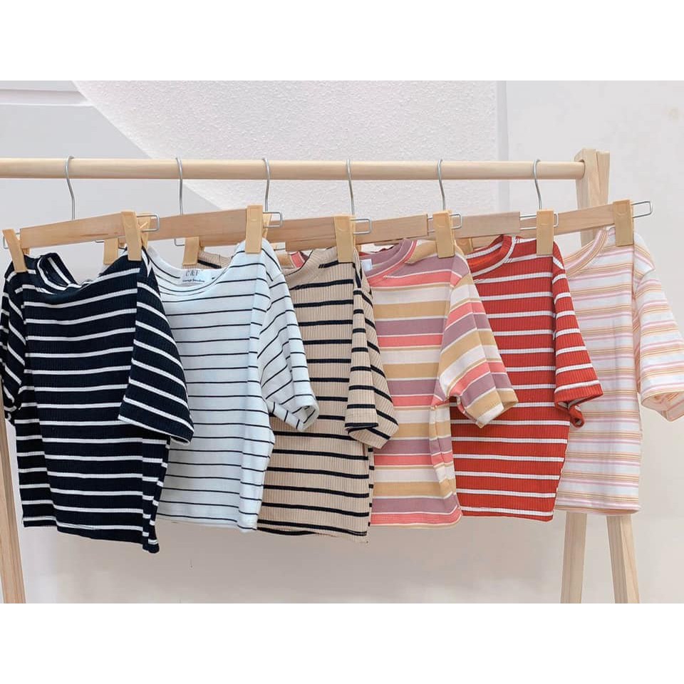 [HCM]áo croptop cầu vòng (hình thật shop tự chụp)