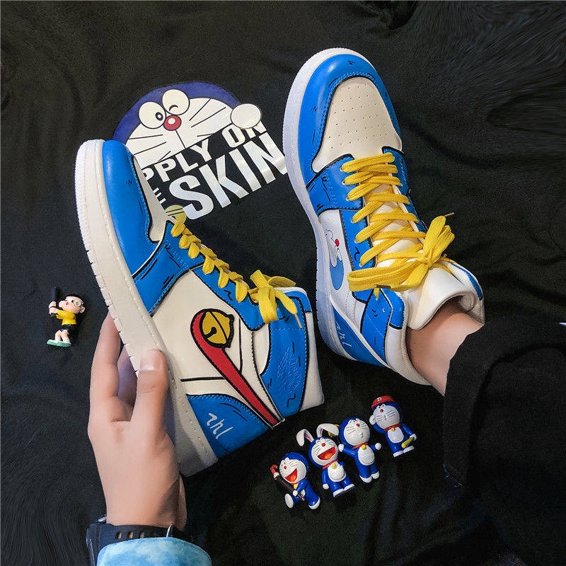 Doraemon anime aj giày nam nữ cao cấp