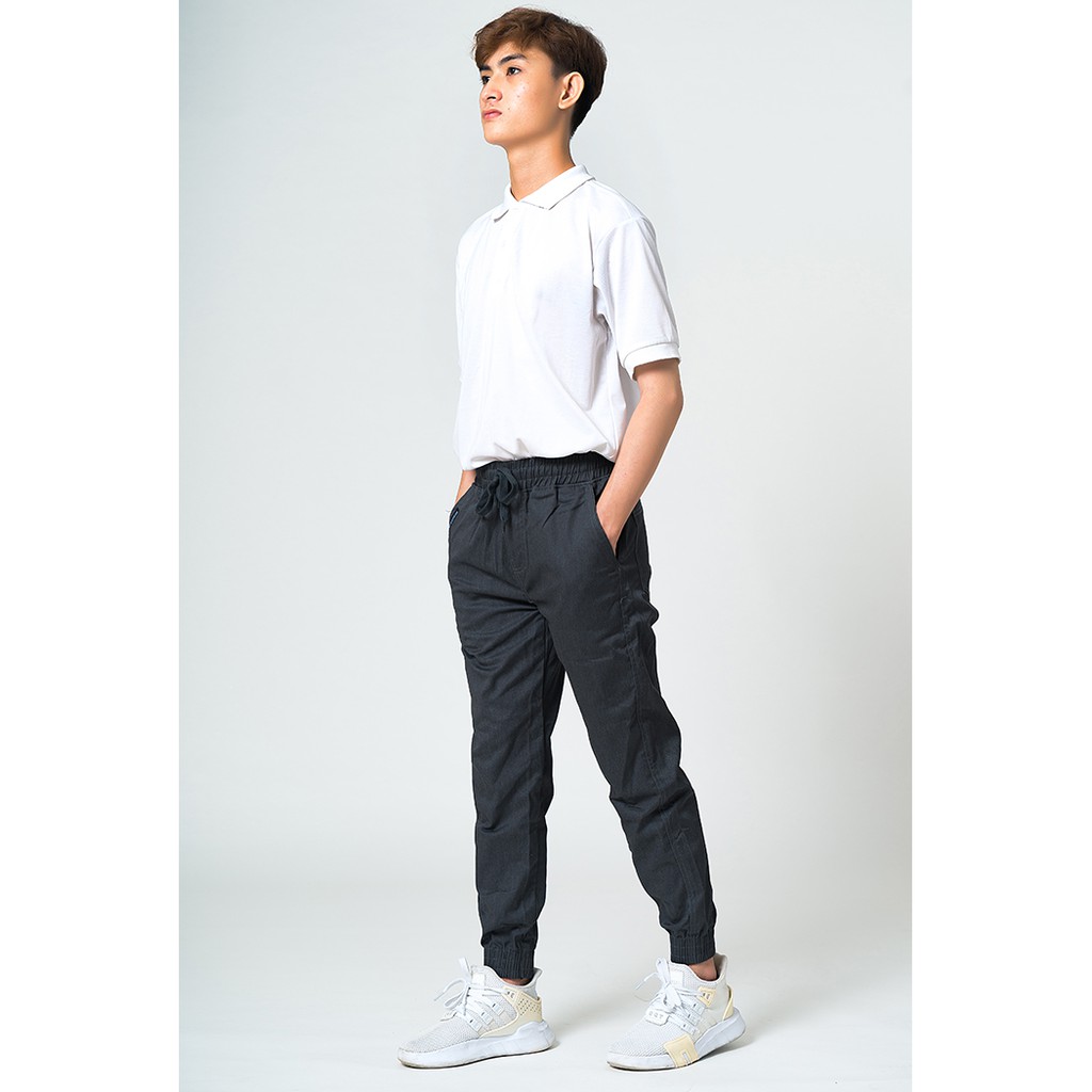 Quần Jogger Kaki Màu Xám Lông Chuột