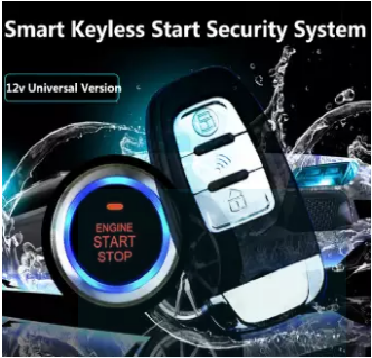Start stop smartkey ô tô,Auto Smart E-2 - B12V SUV Push Button Start System ,Car Security Alarm, Engine start stop, Keyless Entry , Start stop ô tô ; chìa khóa thông minh xe hơi, Start stop Smartkey