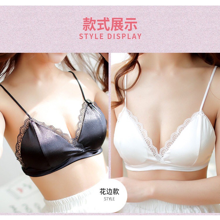 Áo Bra Satin Phối Ren 265
