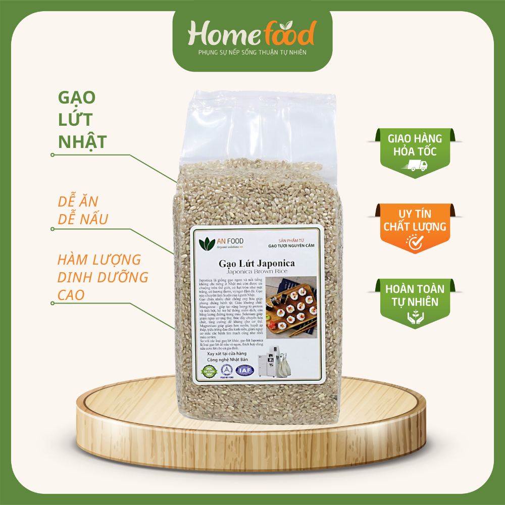Gạo lứt Nhật túi 1,5kg/ Gạo lứt Nhật sạch