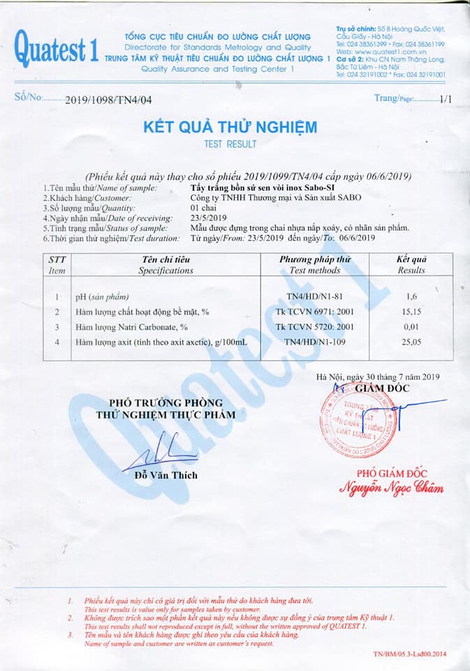 TẨY RỬA SABO - TẨY BỒN SƯ