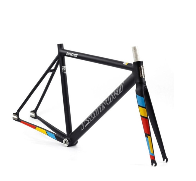 Khung xe đạp Fixed Gear Tsunami SNM100 đầy đủ phụ kiện