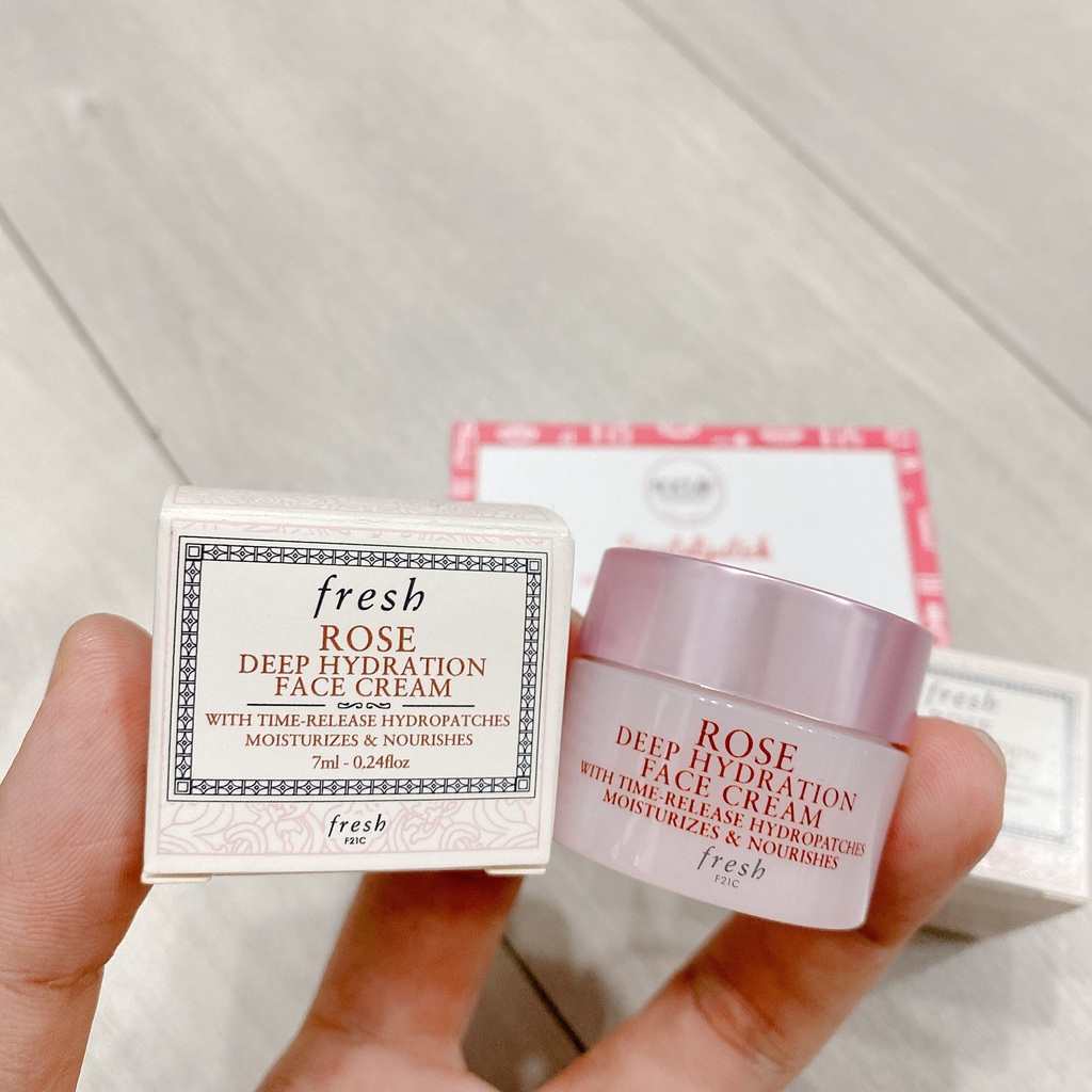 [Minisze 7ml] Kem dưỡng ẩm Fre.esh Rose Deep Hydration Face Cream