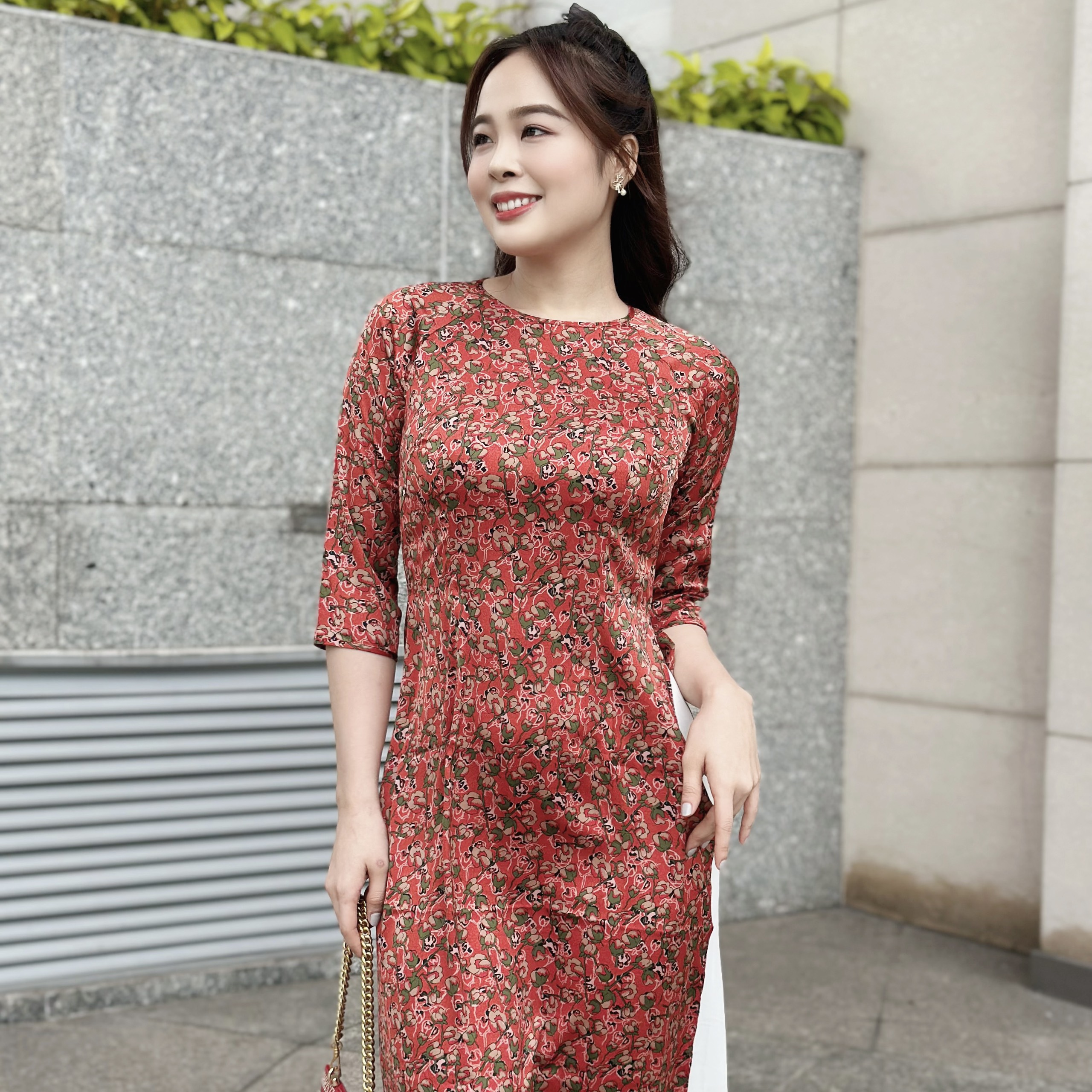 VERCHINI - Áo dài thời trang QANN010