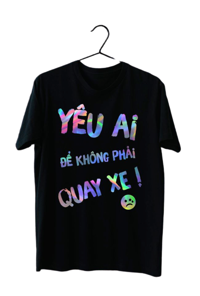 Áo phản quang bảy màu, áo phản quang Yêu ai để không phải quay xe. áo thun nam nữ, quần kaki, quần nữ, sét bộ mặc ở nhà, áo thun tay dài, quần jean ống rộng